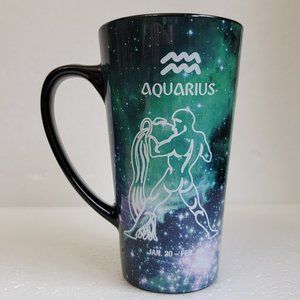 TMD Porcelain Chinese Zodiac Sign AQUARIUS Mug Great for Latte Hot Cocoa Coffee